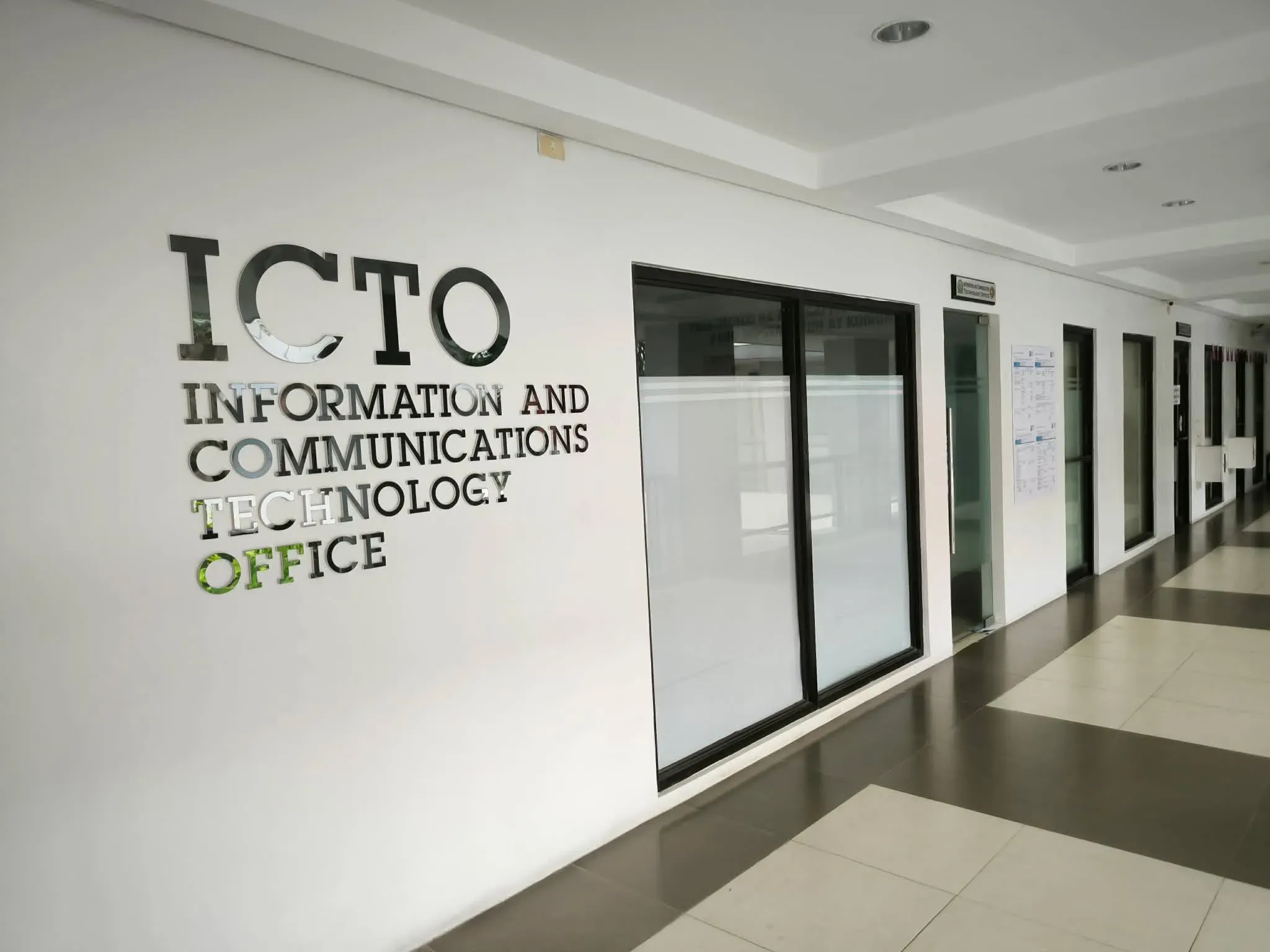 The ICTO office at the City Government of Biñan